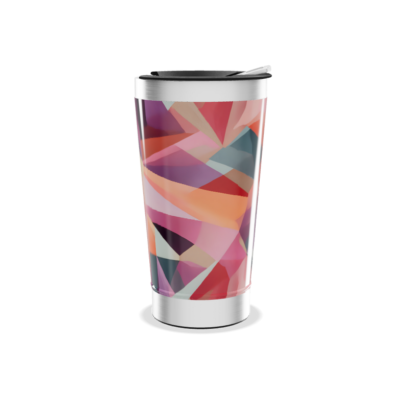 Copo Térmico - Estampa Geométrica Colorida
