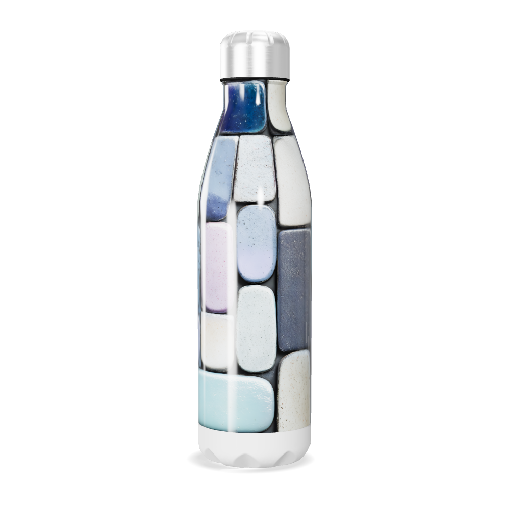 Garrafa Inox Estampada Colorida 500ml