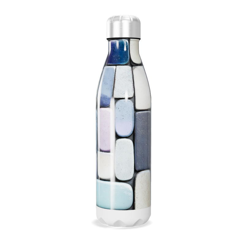 Garrafa Inox Estampada Colorida 500ml