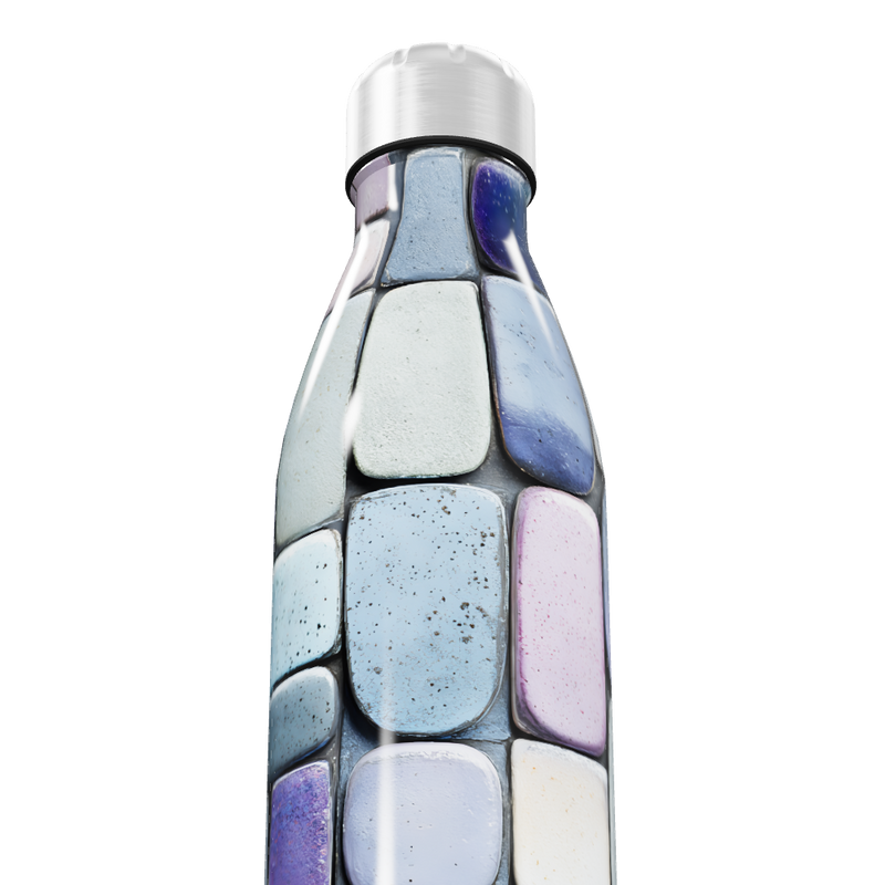 Garrafa Inox Estampada Colorida 500ml