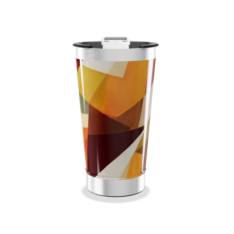 Copo Térmico - Estampa Geométrica Colorida