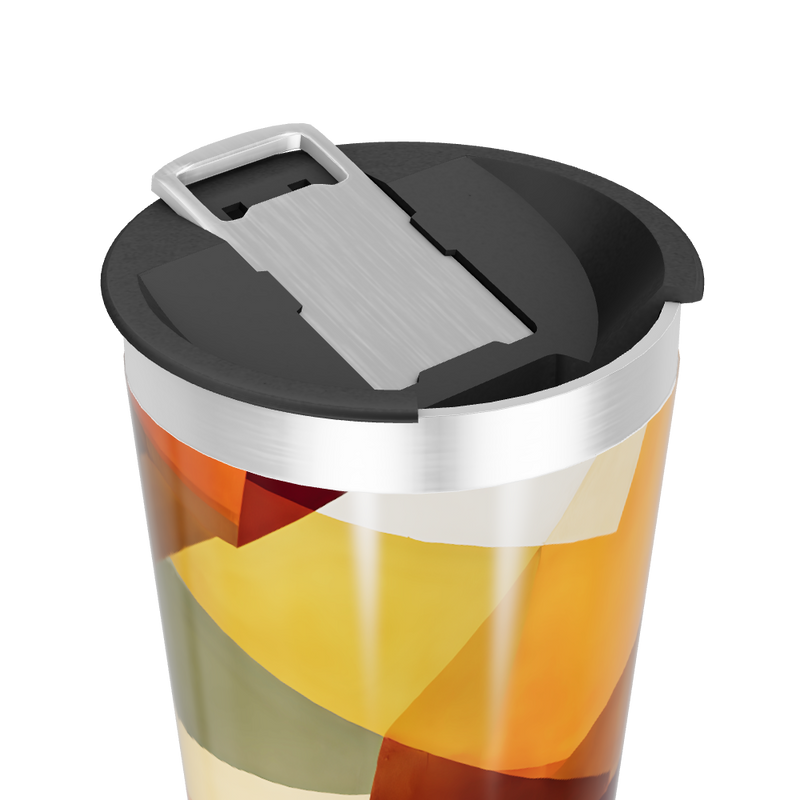 Copo Térmico - Estampa Geométrica Colorida