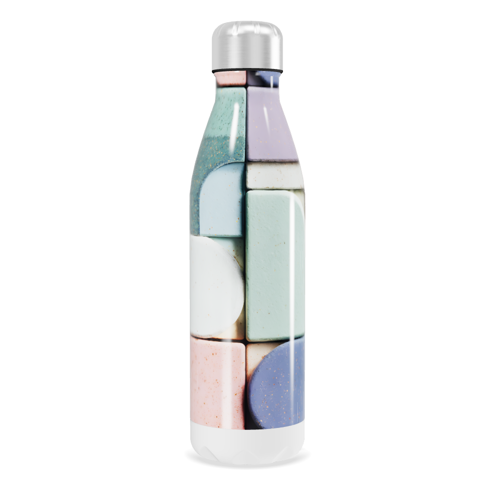 Garrafa Inox - Estampada Multicolorida