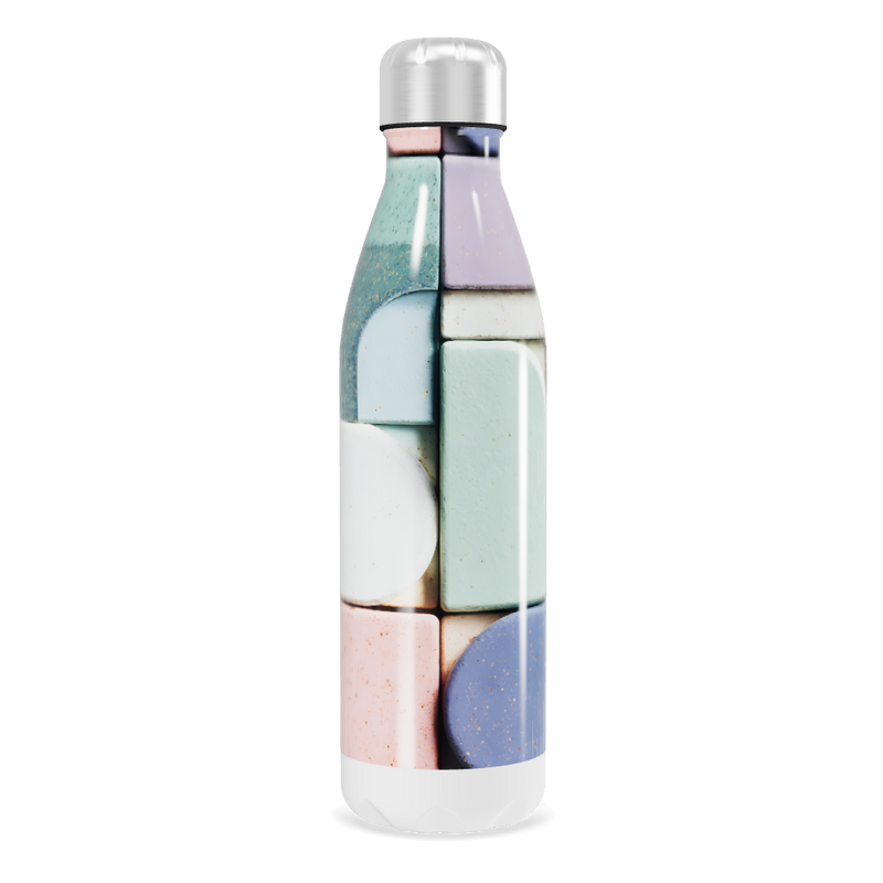 Garrafa Inox - Estampada Multicolorida