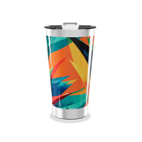 Copo Térmico - Estampa Colorida Aço Inox