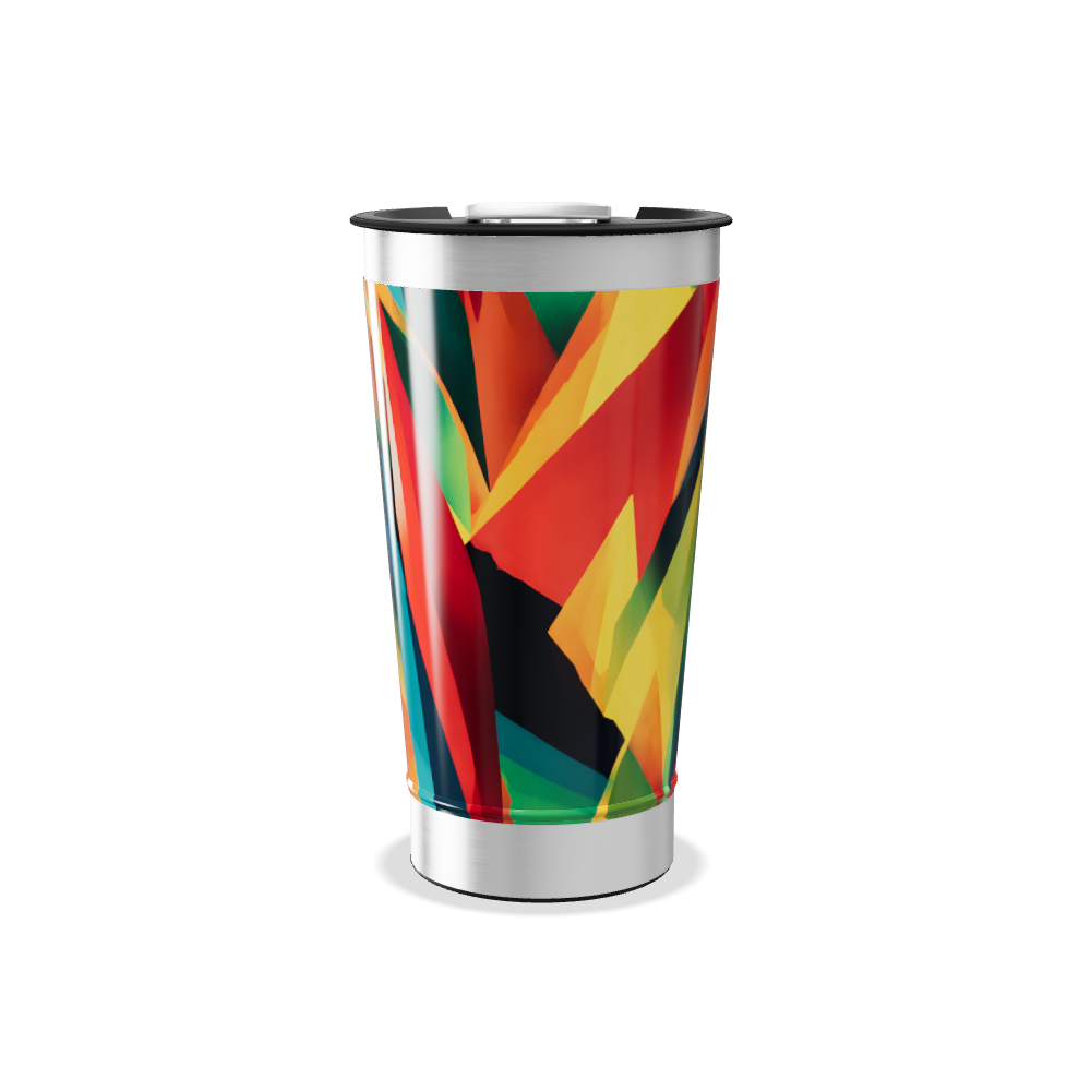 Copo Térmico - Estampa Colorida Aço Inox