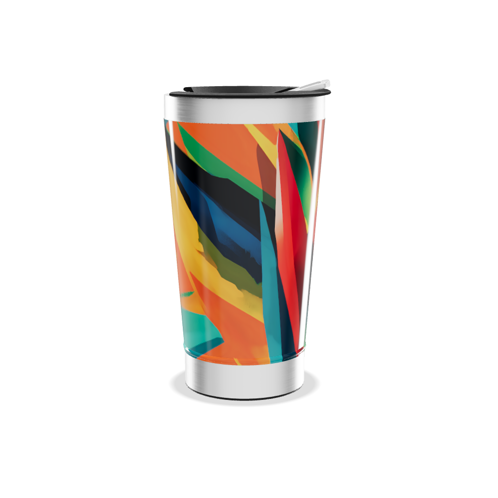 Copo Térmico - Estampa Colorida Aço Inox