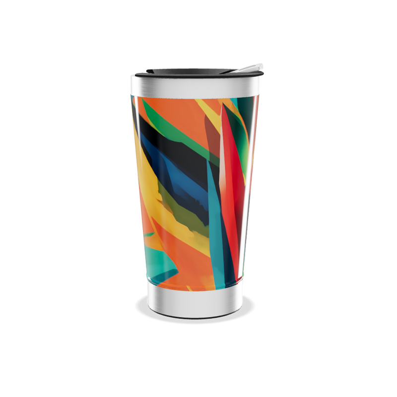 Copo Térmico - Estampa Colorida Aço Inox