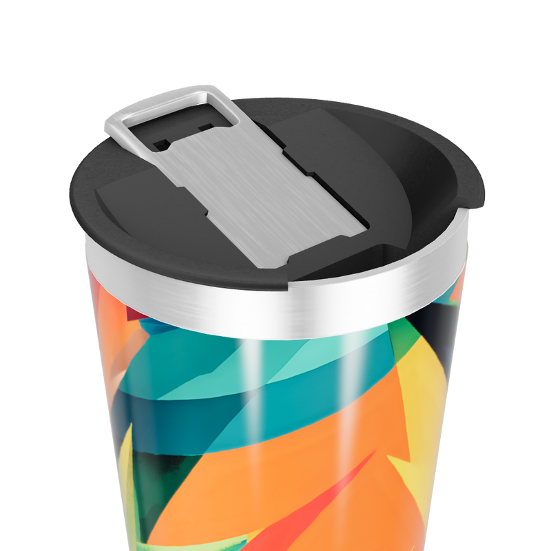 Copo Térmico - Estampa Colorida Aço Inox