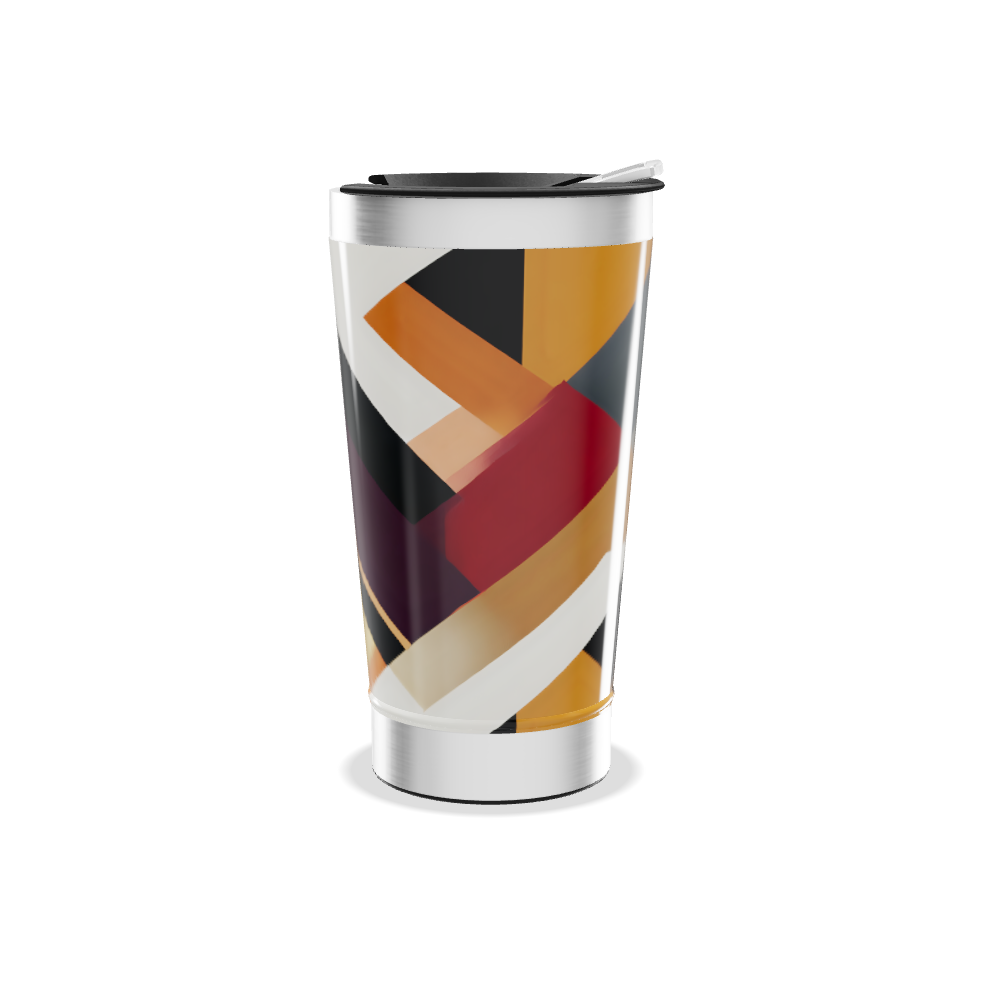Copo Térmico - Abstrato Multicolorido Aço