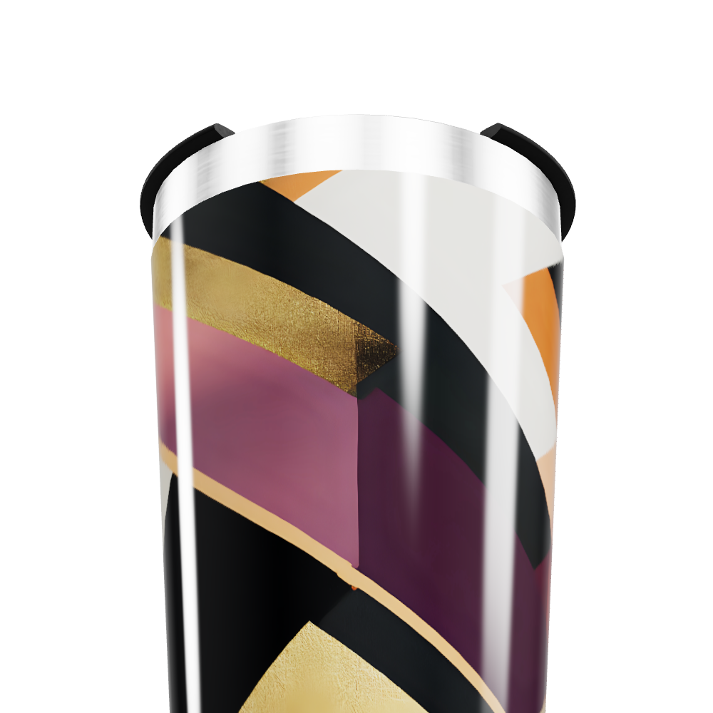 Copo Térmico - Abstrato Multicolorido Aço