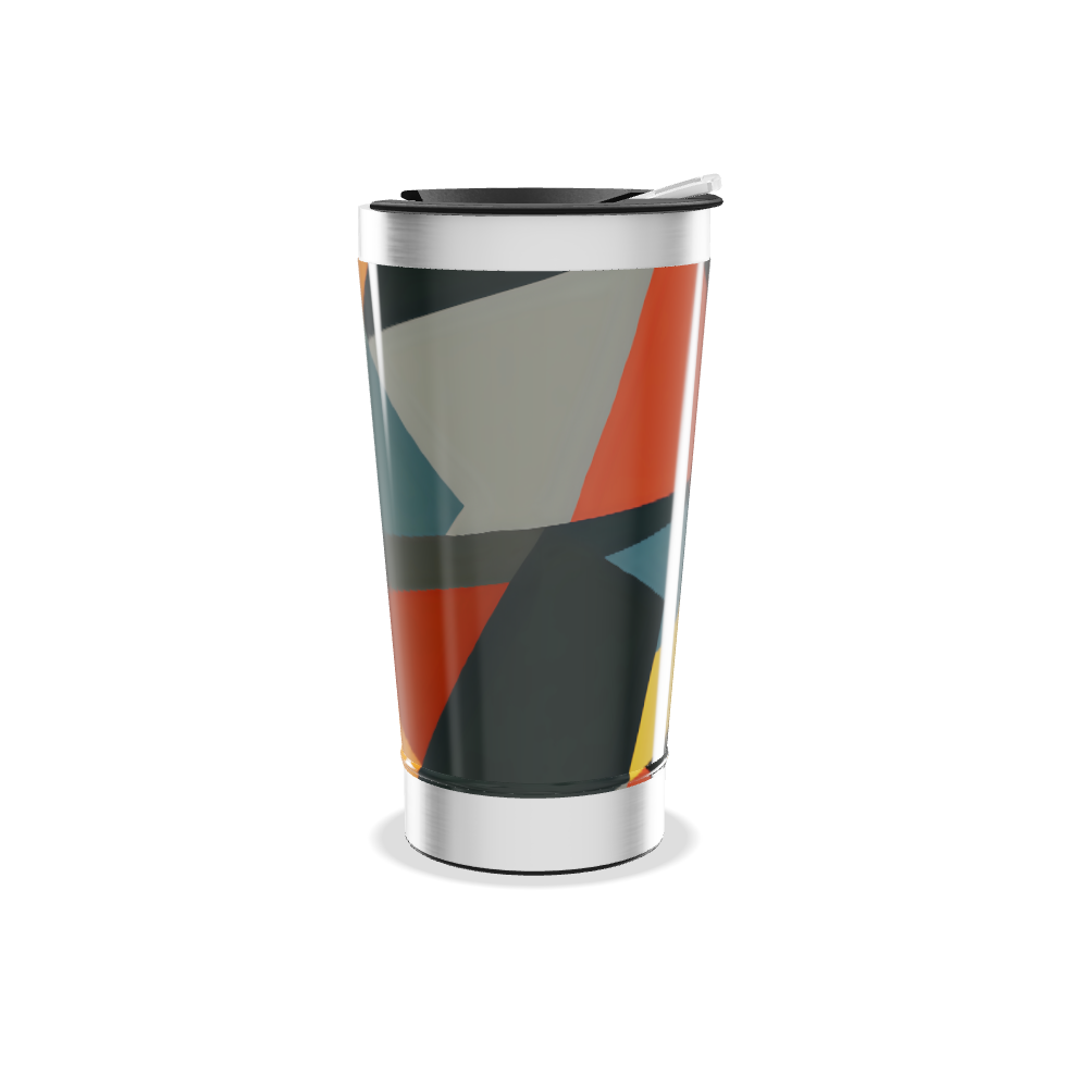 Copo Térmico - Estampa Geométrica Colorida