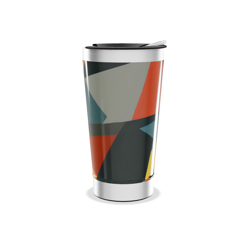 Copo Térmico - Estampa Geométrica Colorida