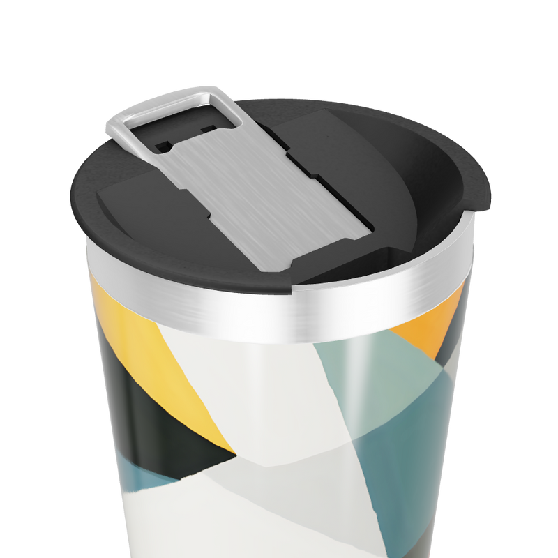 Copo Térmico - Estampa Geométrica Colorida