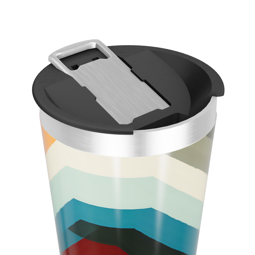 Copo Térmico - Estampa Geométrica Colorida