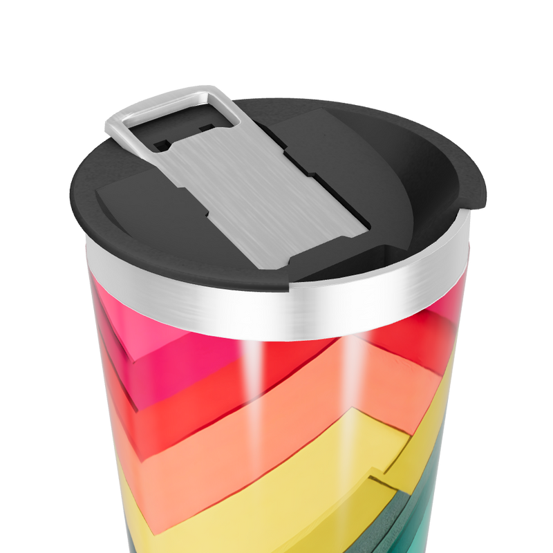 Copo Térmico - Estampa Colorida Geométrica