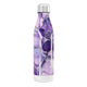 Garrafa Inox - Roxa com Design Marmorizado