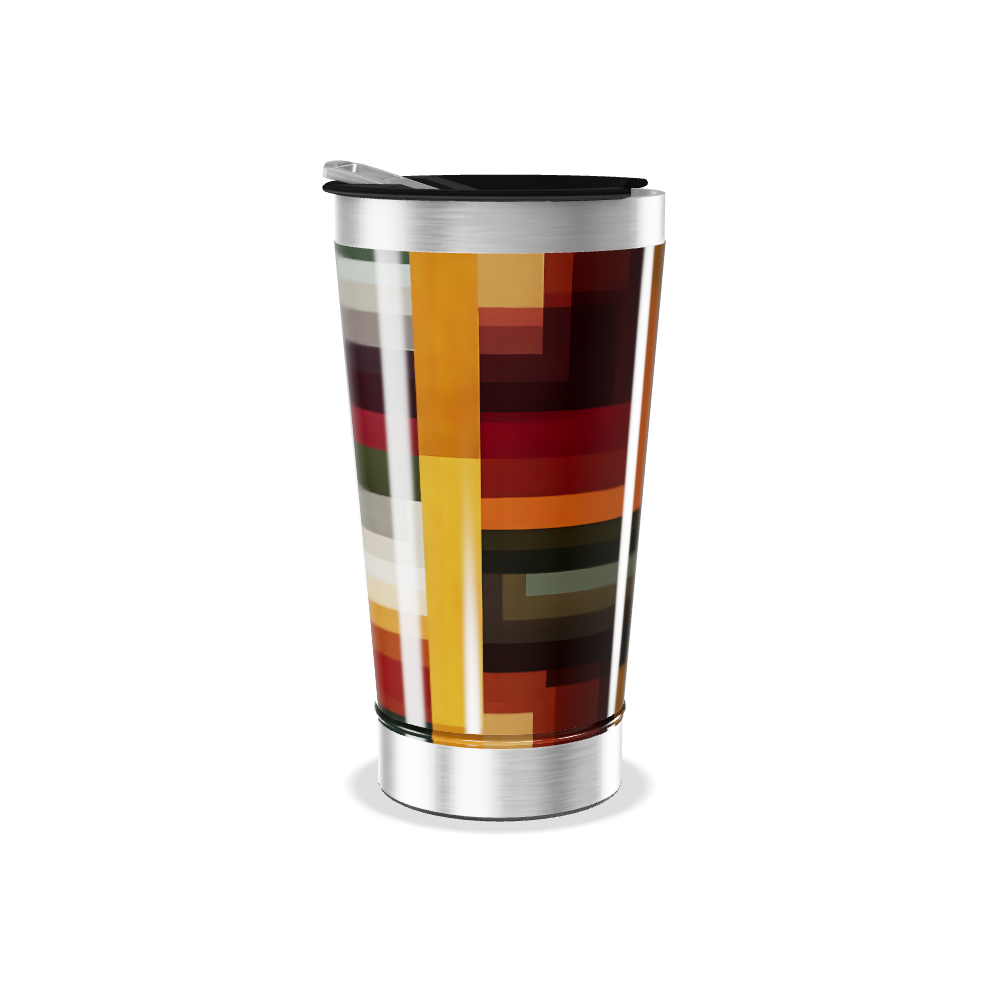 Copo Térmico - Estampa Geométrica Colorida