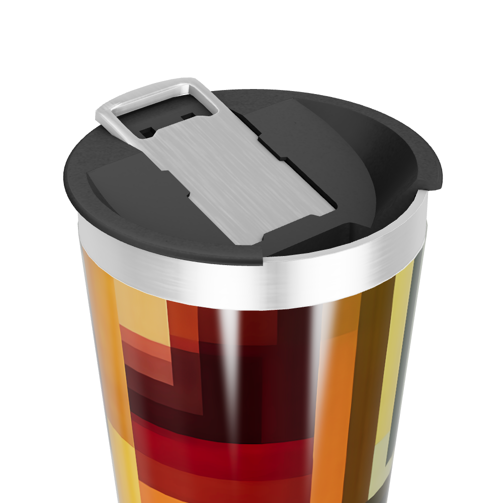 Copo Térmico - Estampa Geométrica Colorida