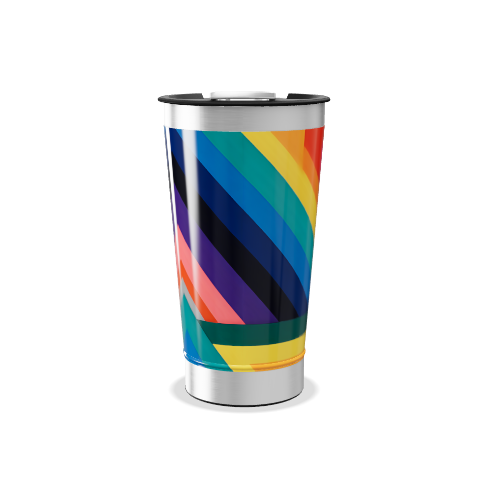 Copo Térmico - Colorido com Tampa