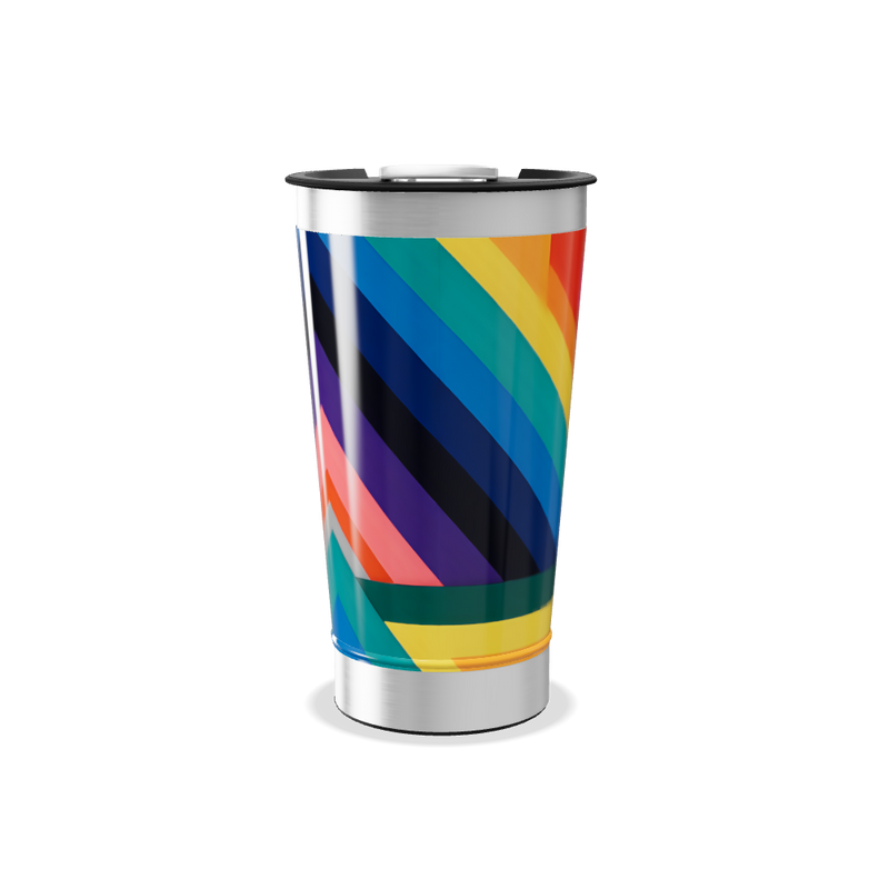 Copo Térmico - Colorido com Tampa