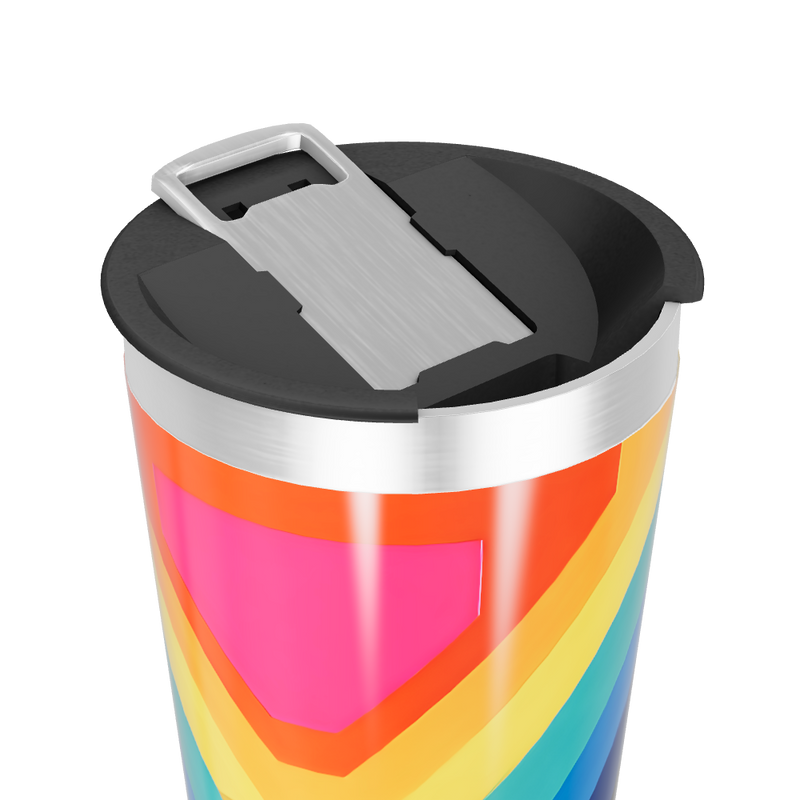 Copo Térmico - Colorido com Tampa