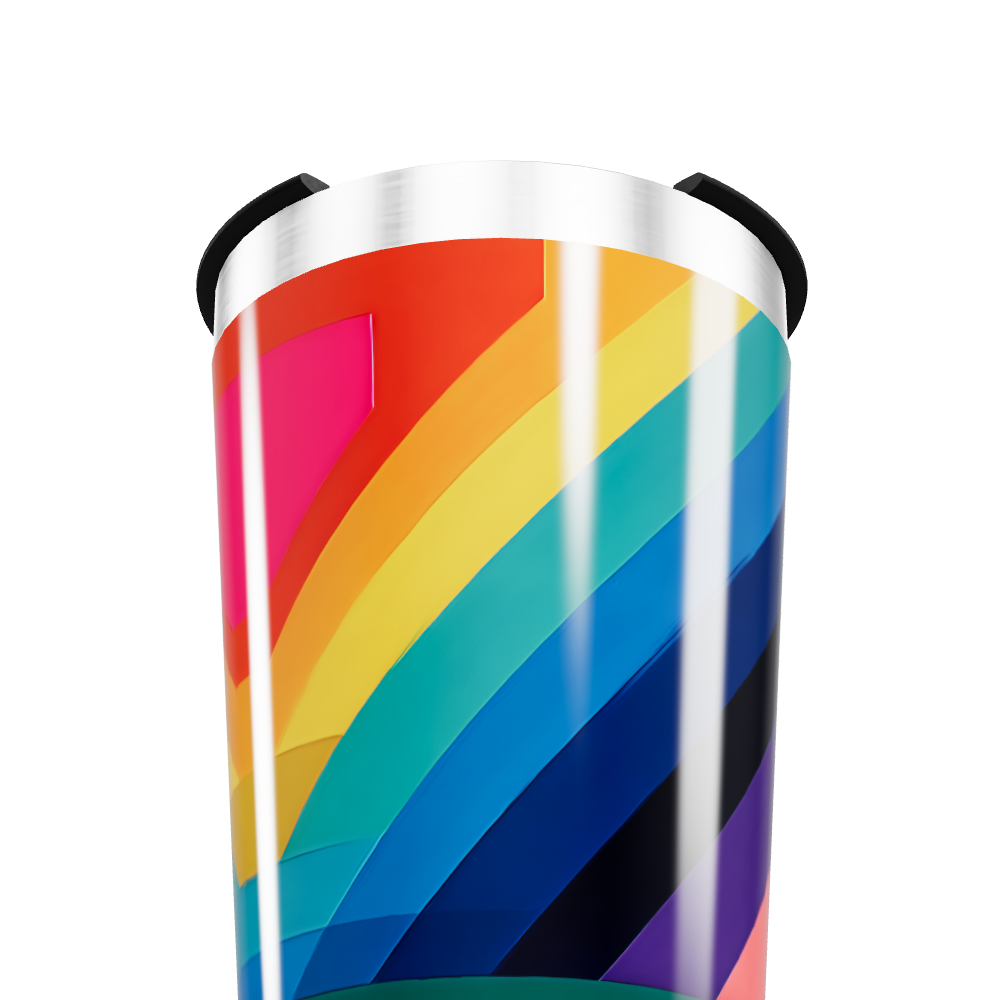 Copo Térmico - Colorido com Tampa