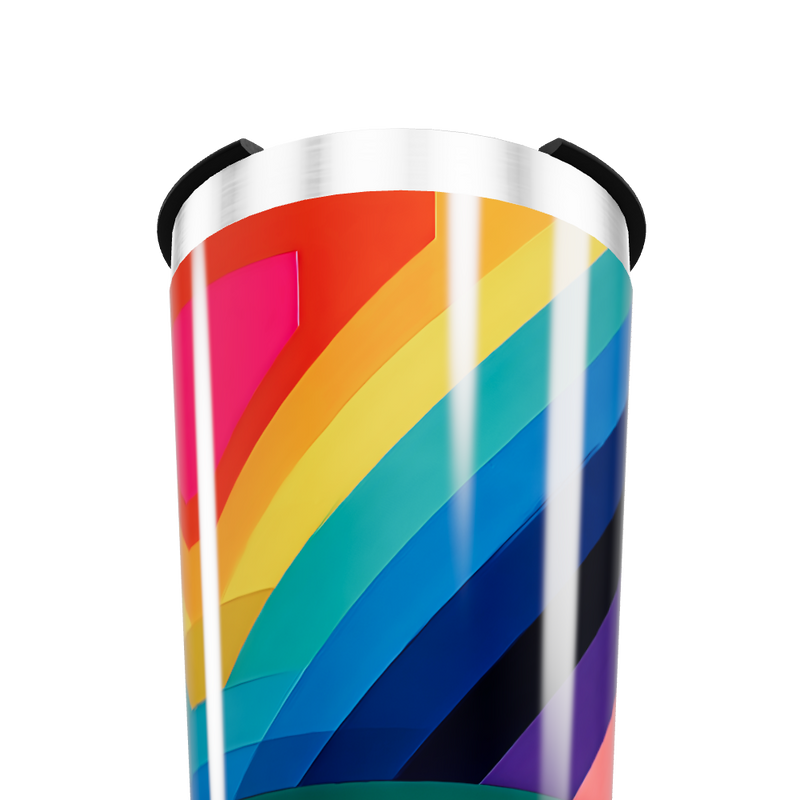 Copo Térmico - Colorido com Tampa