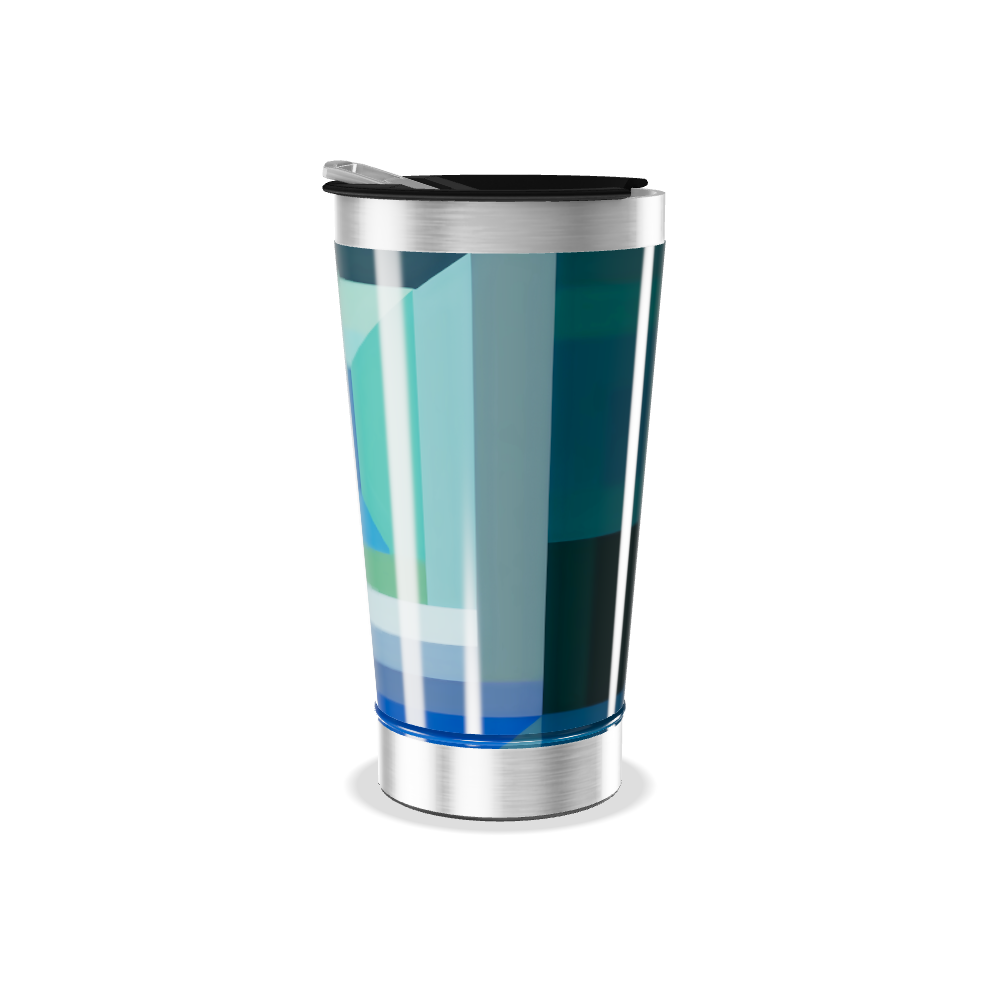 Copo Térmico - Azul com Aço Inox