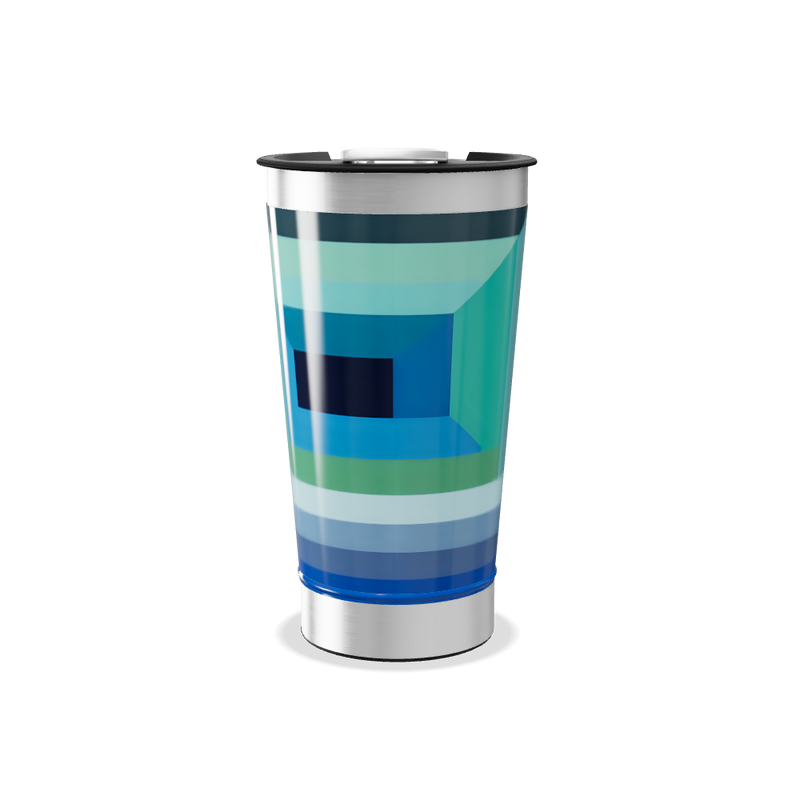 Copo Térmico - Azul com Aço Inox