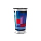 Copo Térmico - Estampa Geométrica Azul
