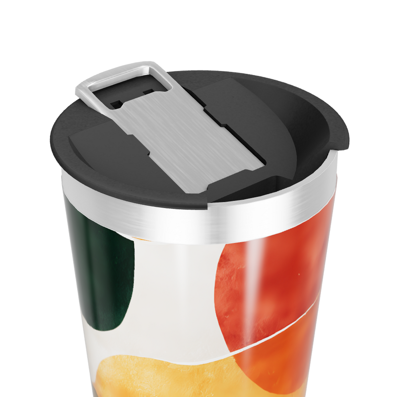 Copo Térmico - Estampa Abstrata Colorida