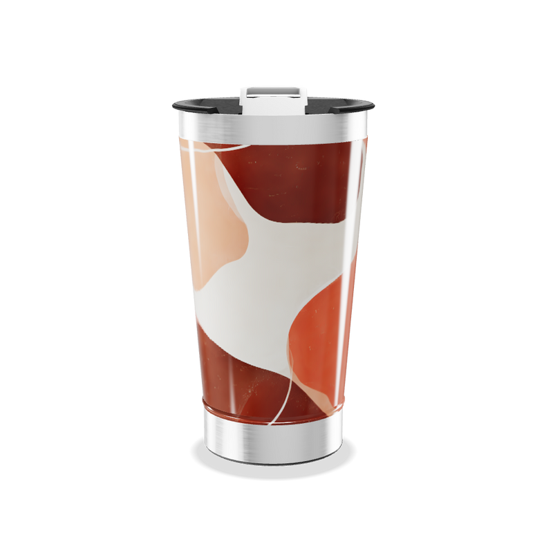Copo Térmico - Estampa Abstrata Colorida