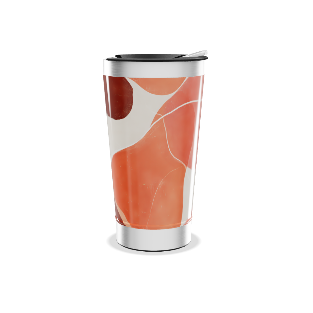 Copo Térmico - Estampa Abstrata Colorida