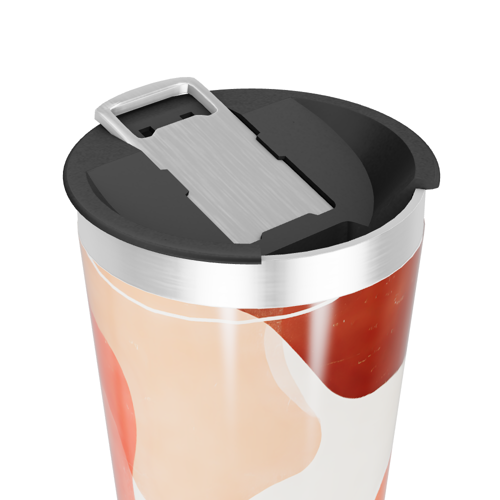 Copo Térmico - Estampa Abstrata Colorida