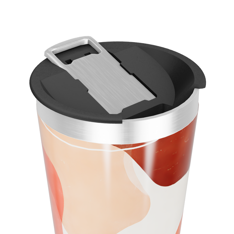 Copo Térmico - Estampa Abstrata Colorida