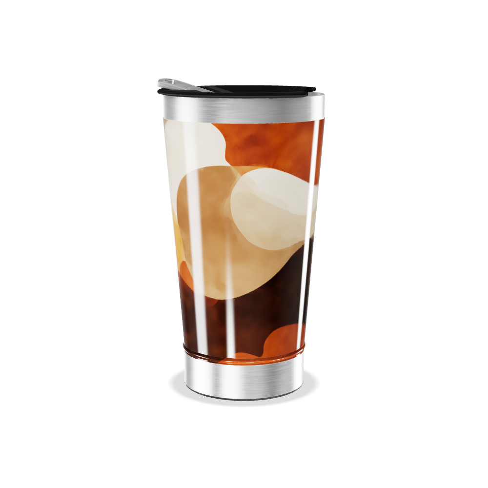 Copo Térmico - Estampa Abstrata Colorida