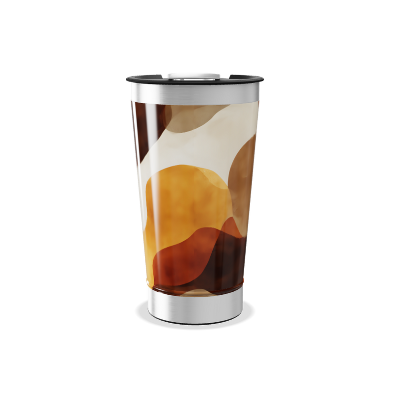 Copo Térmico - Estampa Abstrata Colorida