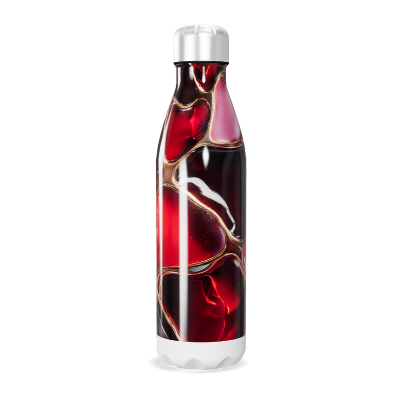 Garrafa Inox Estampada Vermelha