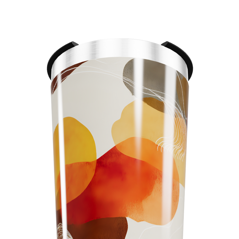 Copo Térmico - Estampa Abstrata Colorida