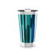 Copo Térmico - Azul com Listras Verticais