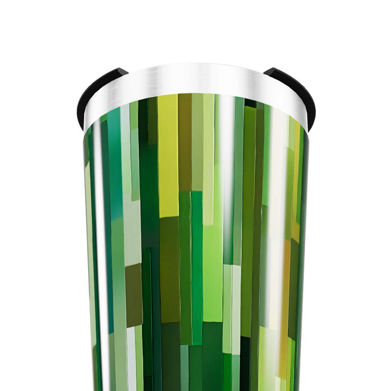 Copo Térmico - Estampado Verde Geométrico