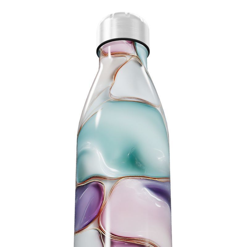 Garrafa Inox - Estampa Multicolorida