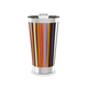 Copo Térmico - Listrado Colorido Inox