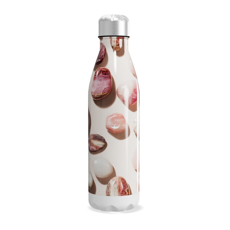 Garrafa Inox - Estampa Pedras Coloridas