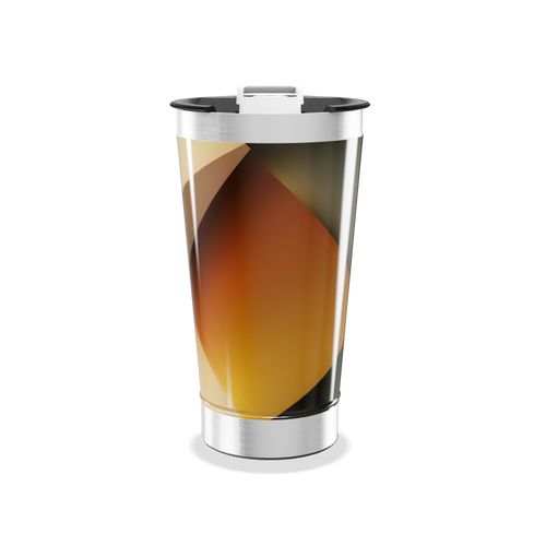 Copo Térmico - Aço Inox com Estampa Geométrica