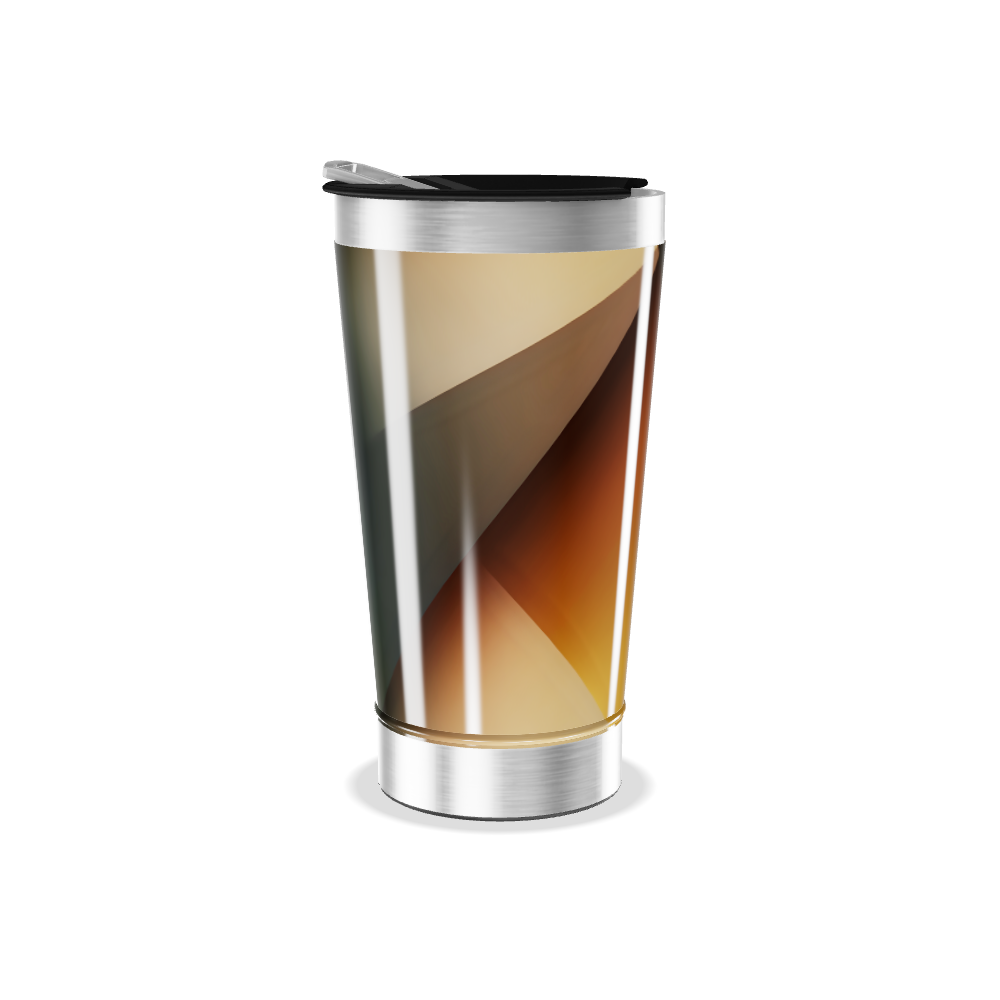 Copo Térmico - Aço Inox com Estampa Geométrica