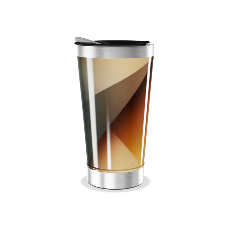 Copo Térmico - Aço Inox com Estampa Geométrica