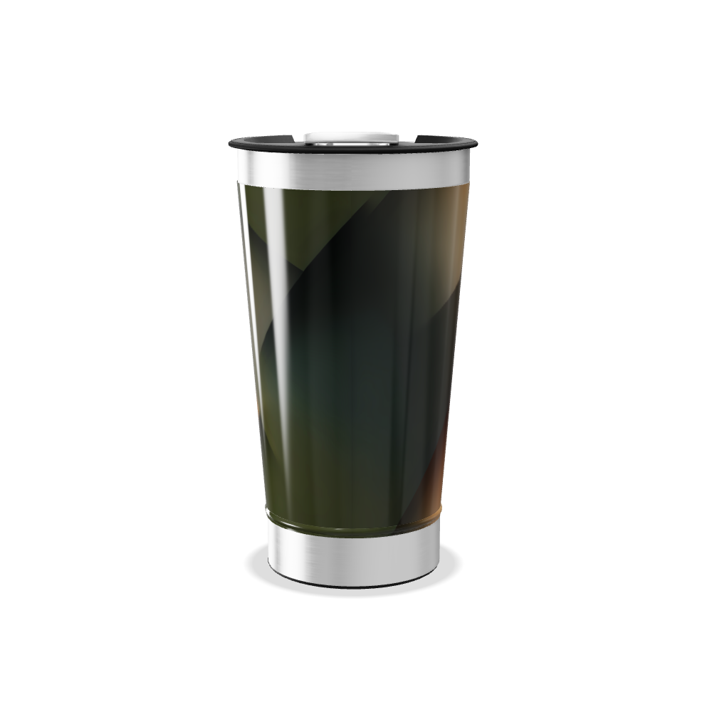 Copo Térmico - Aço Inox com Estampa Geométrica