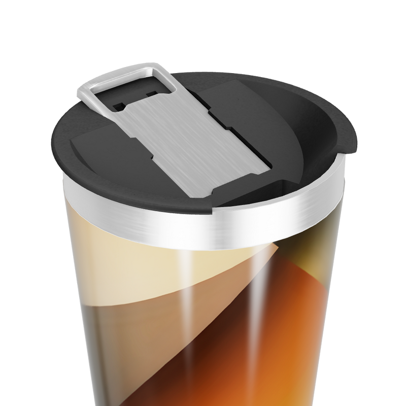 Copo Térmico - Aço Inox com Estampa Geométrica